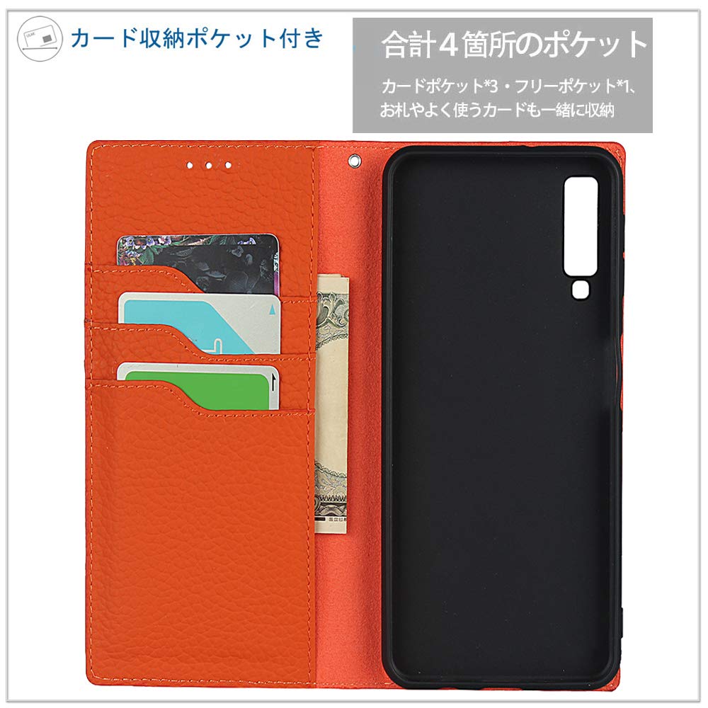 Amazon.co.jp: Cavor Galaxy A7 2018 本革ケース Galaxy A7 2018